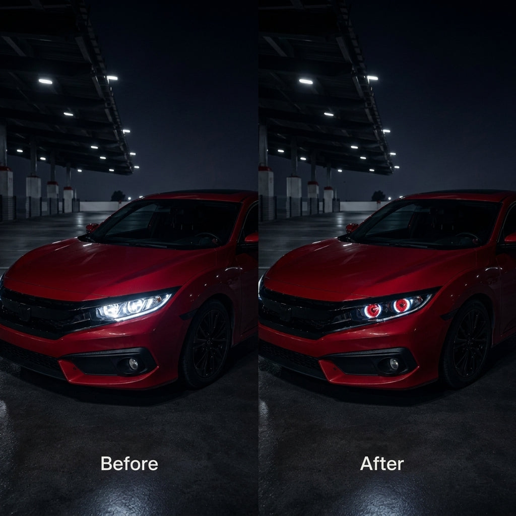 DemonEye™ — Animated Devil Eye Headlights